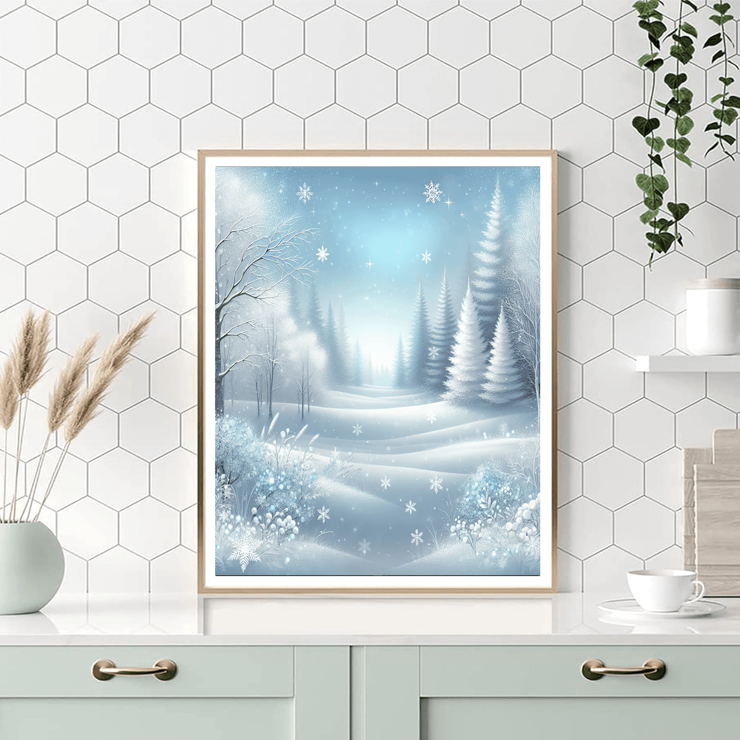 Timeless Winter Wonderland Painting By Numbers Kit