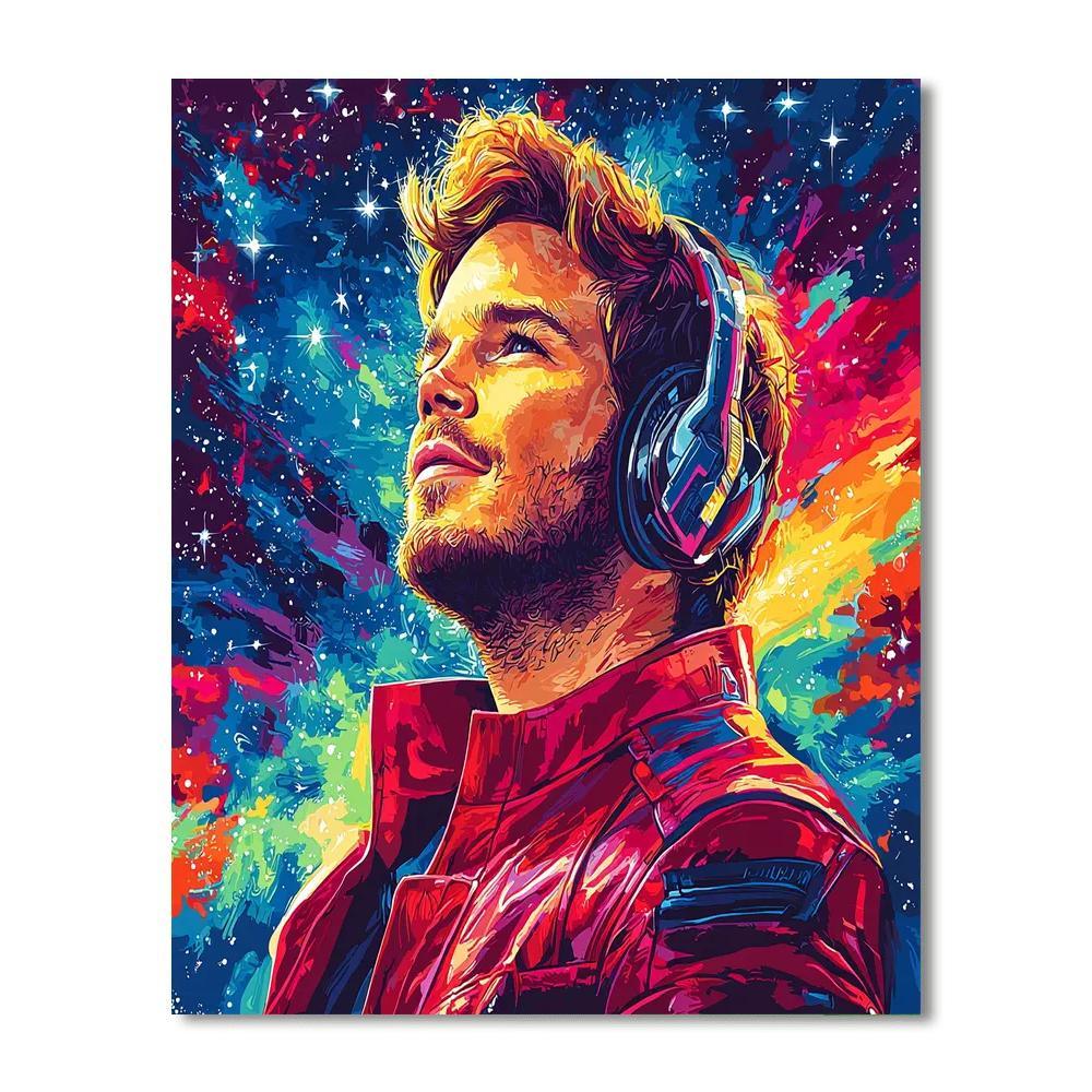 Chris Pratt: Unleashing The Star-lord Within Numbered Painting Kits