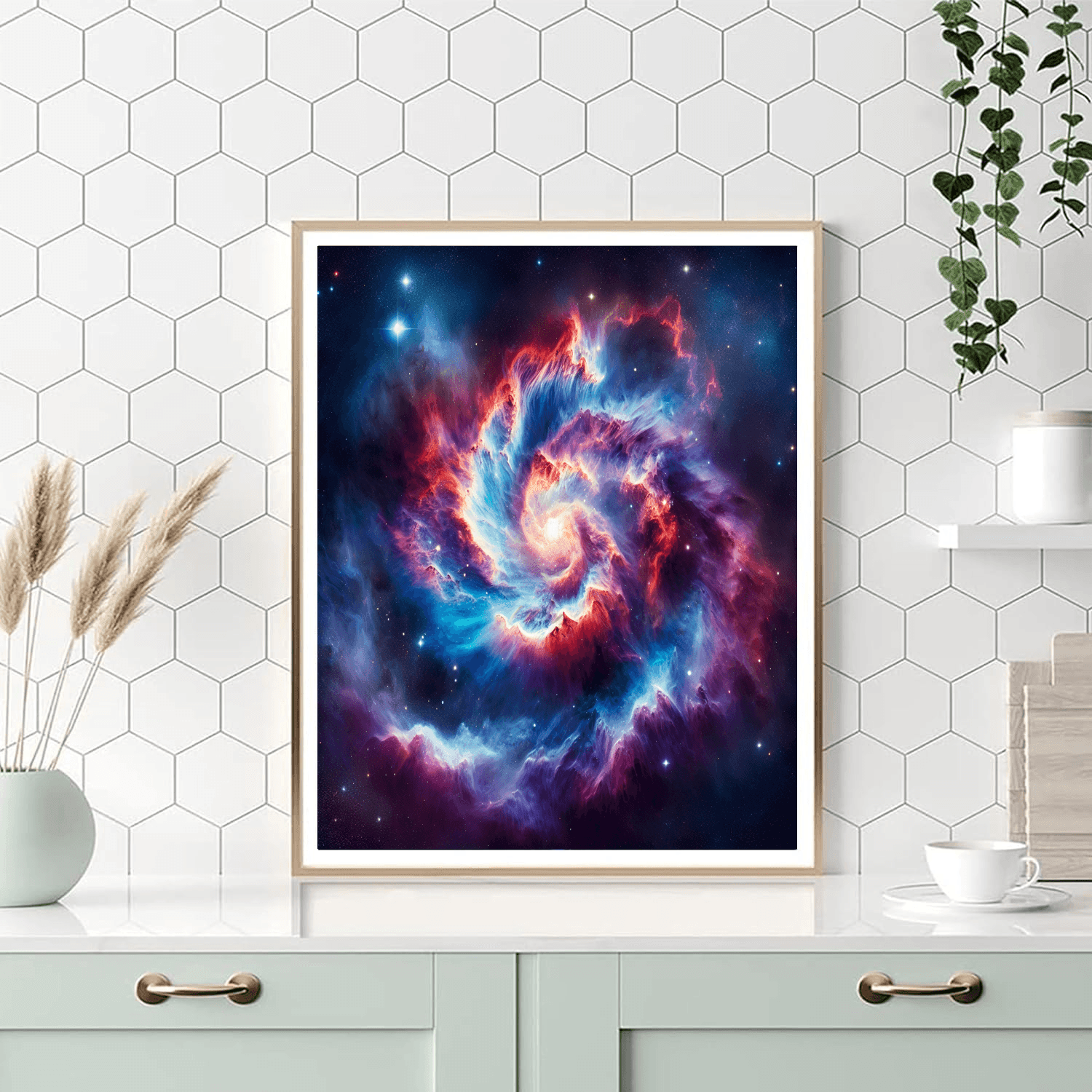Cosmic Nebula Wonders Number Painting