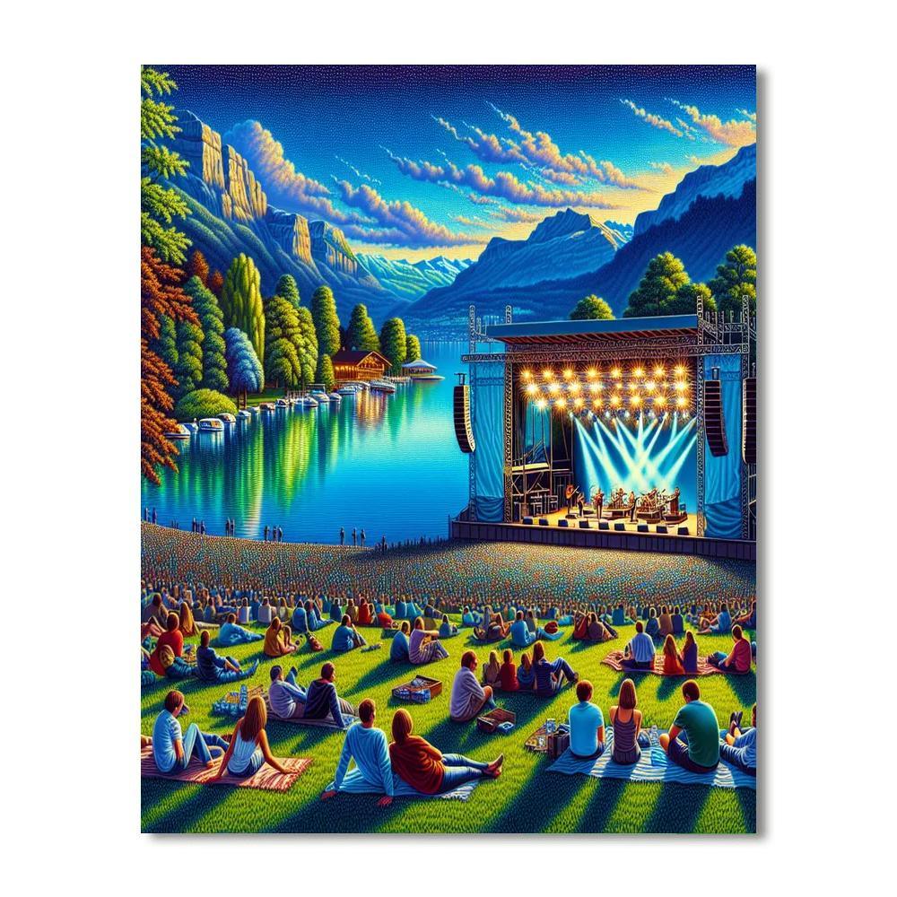 Caribana Festival - Switzerland Painting By Numbers Kit