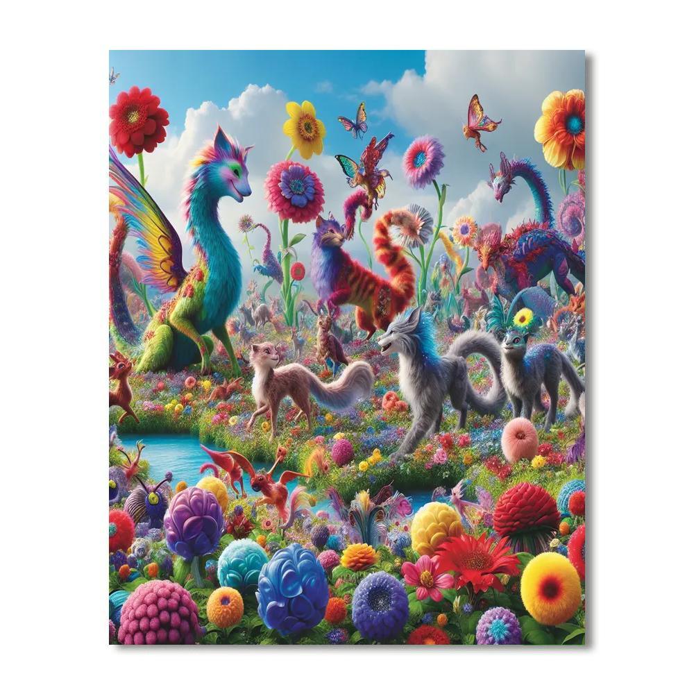 Whimsical Meadow Fantasy Paint By Numbers Kits