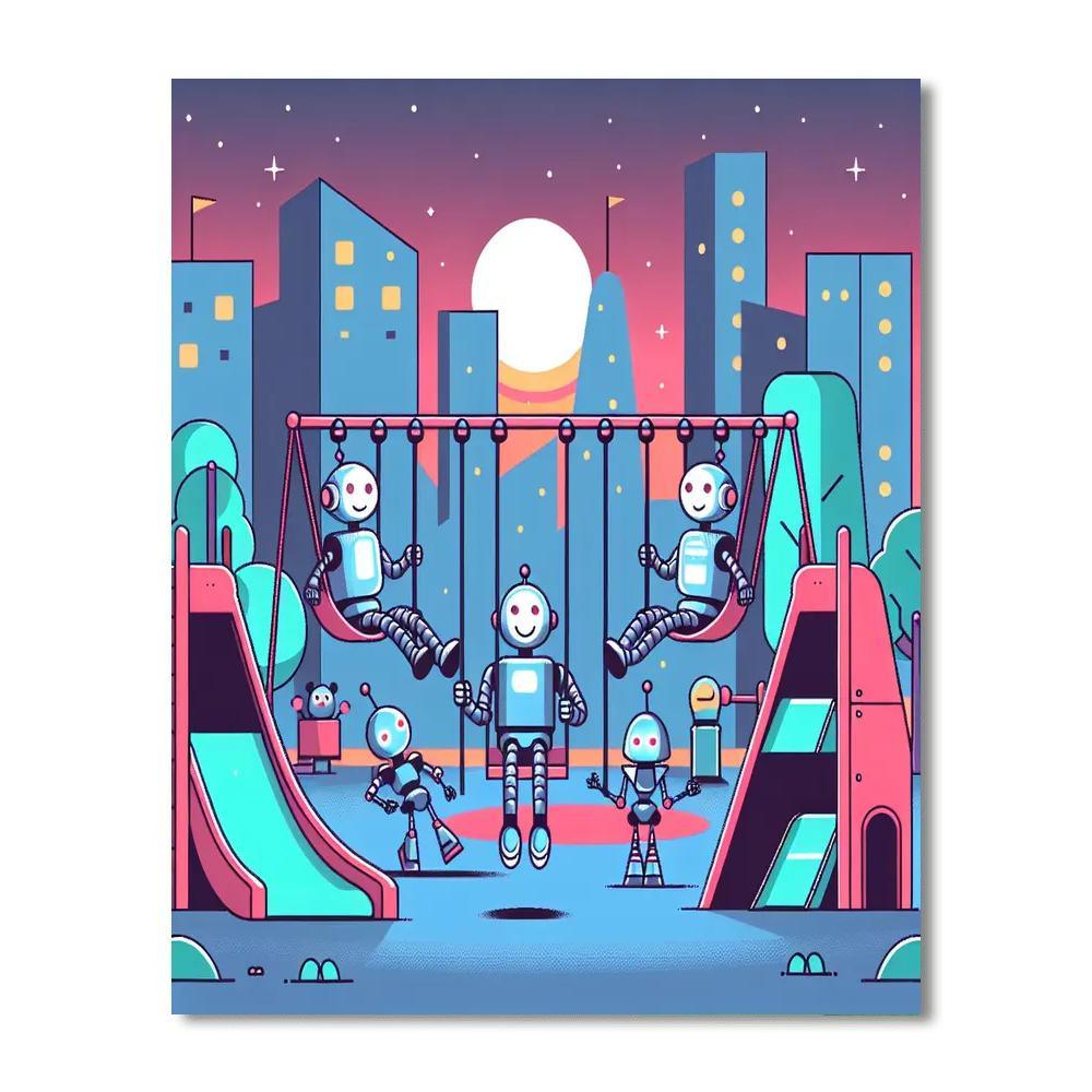 Robotics Playground Painting By Numbers Kit