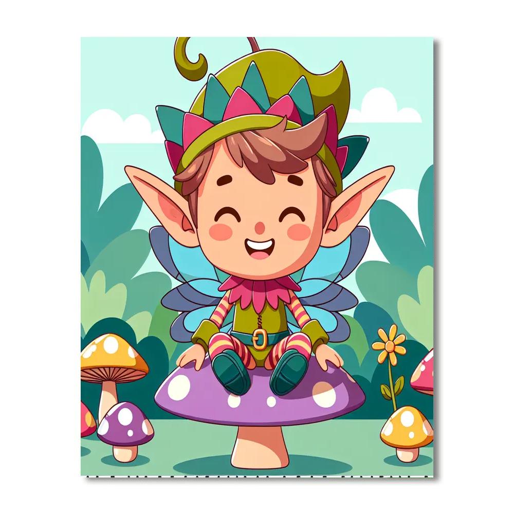 Magical Elf Painting By Numbers Kit