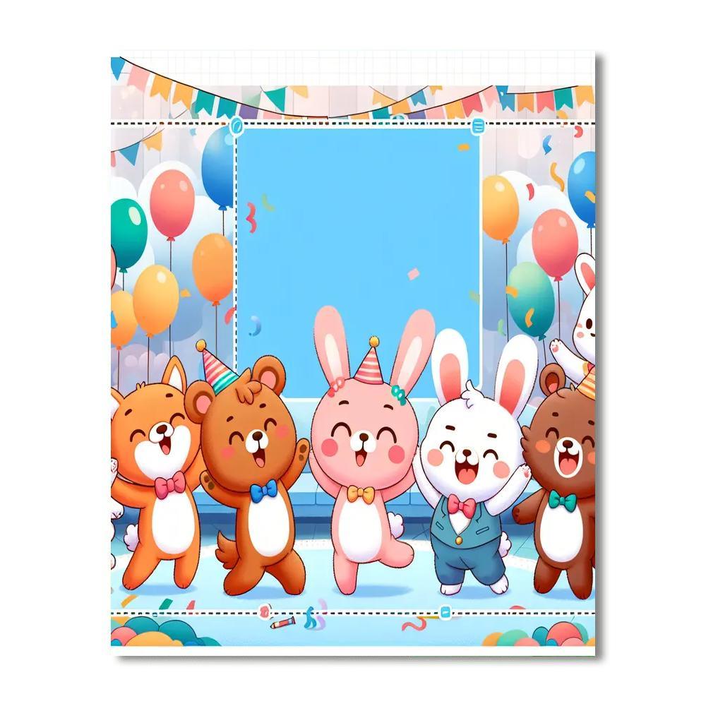 Dancing Animals Paint By Numbers