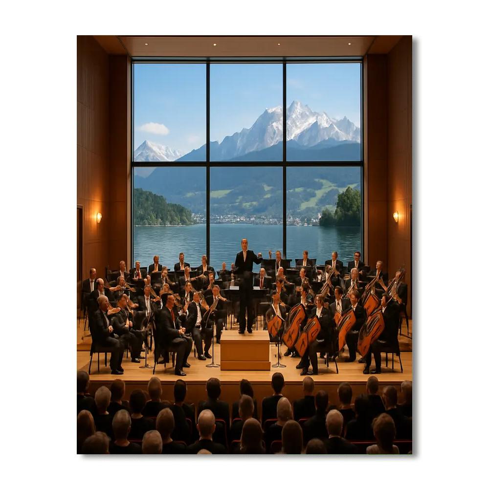 Lucerne Festival - Switzerland Painting Number Kit