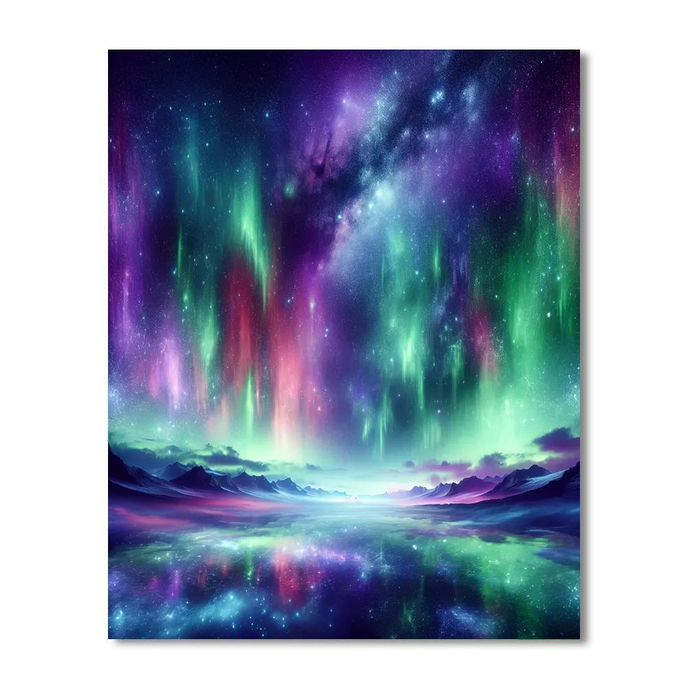 Cosmic Aurora Glow Paint By Color