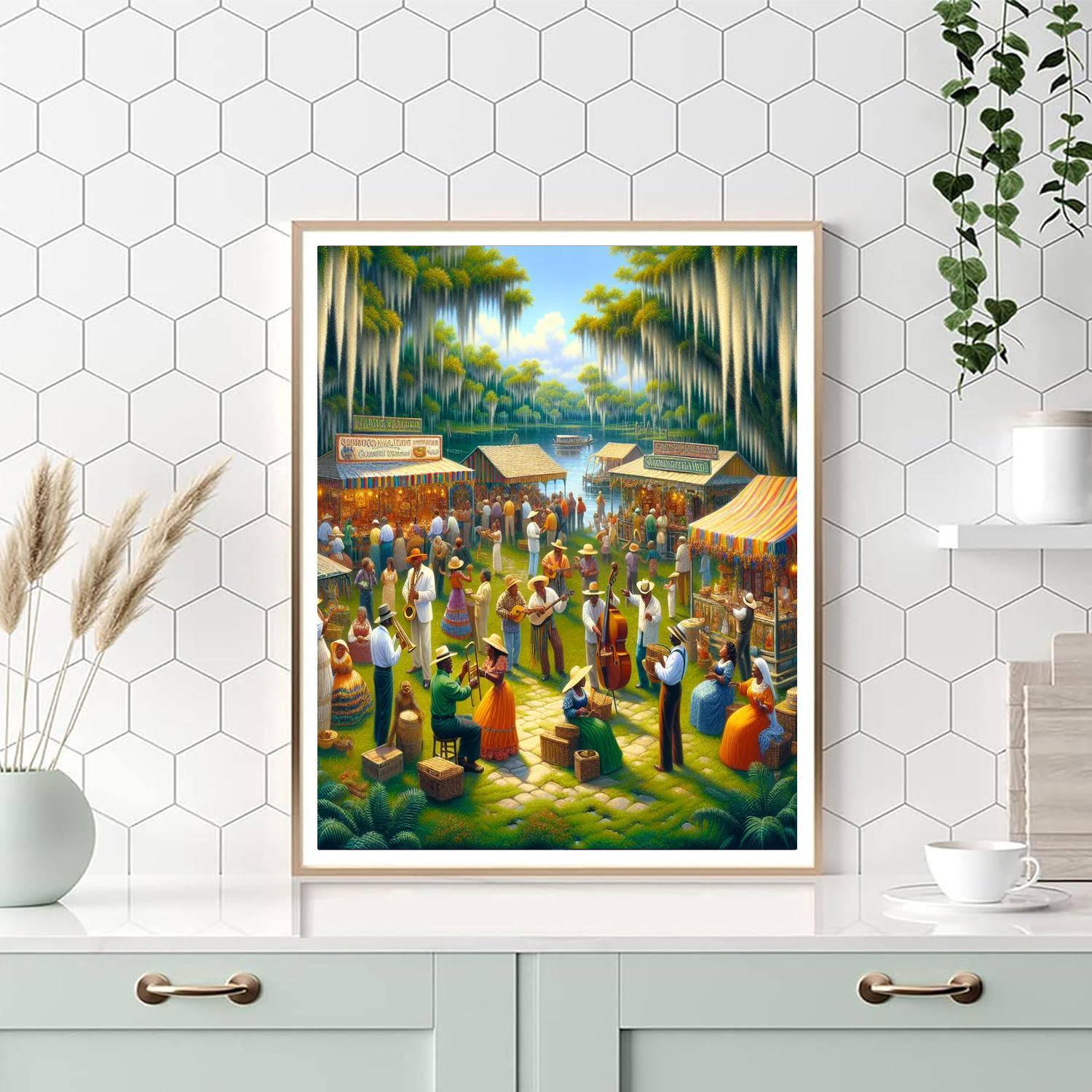Bayou Festival - Usa Paint By Numbers Kits