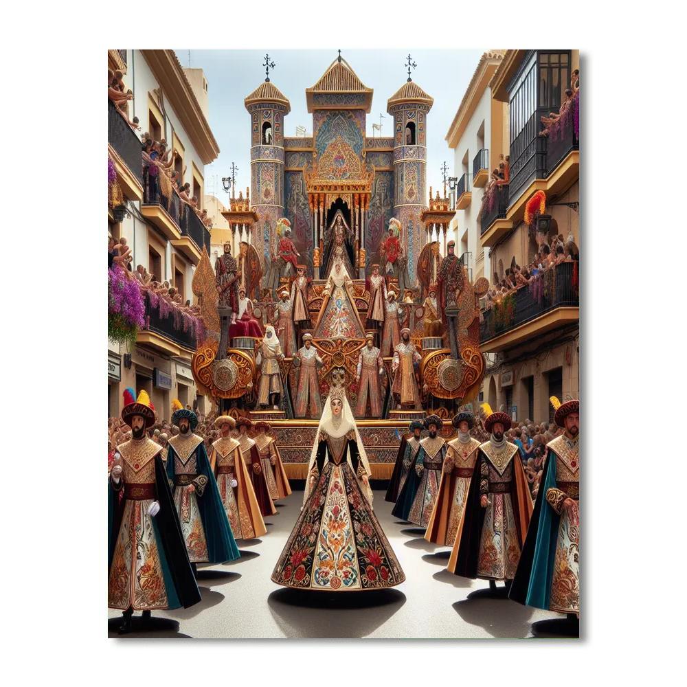 Moors And Christians Festival - Alicante, Spain DIY Paint By Numbers