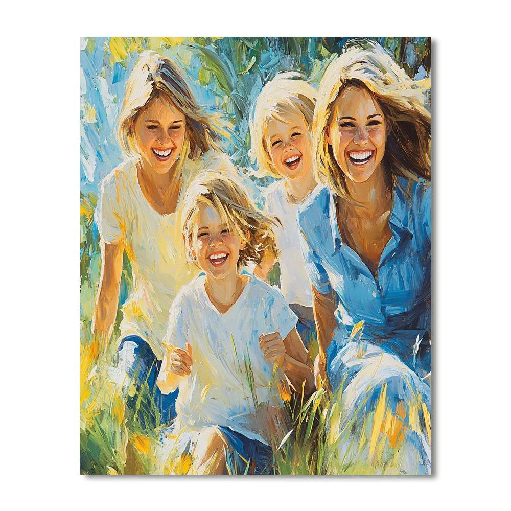 Celebrating Motherhood DIY Paint By Numbers