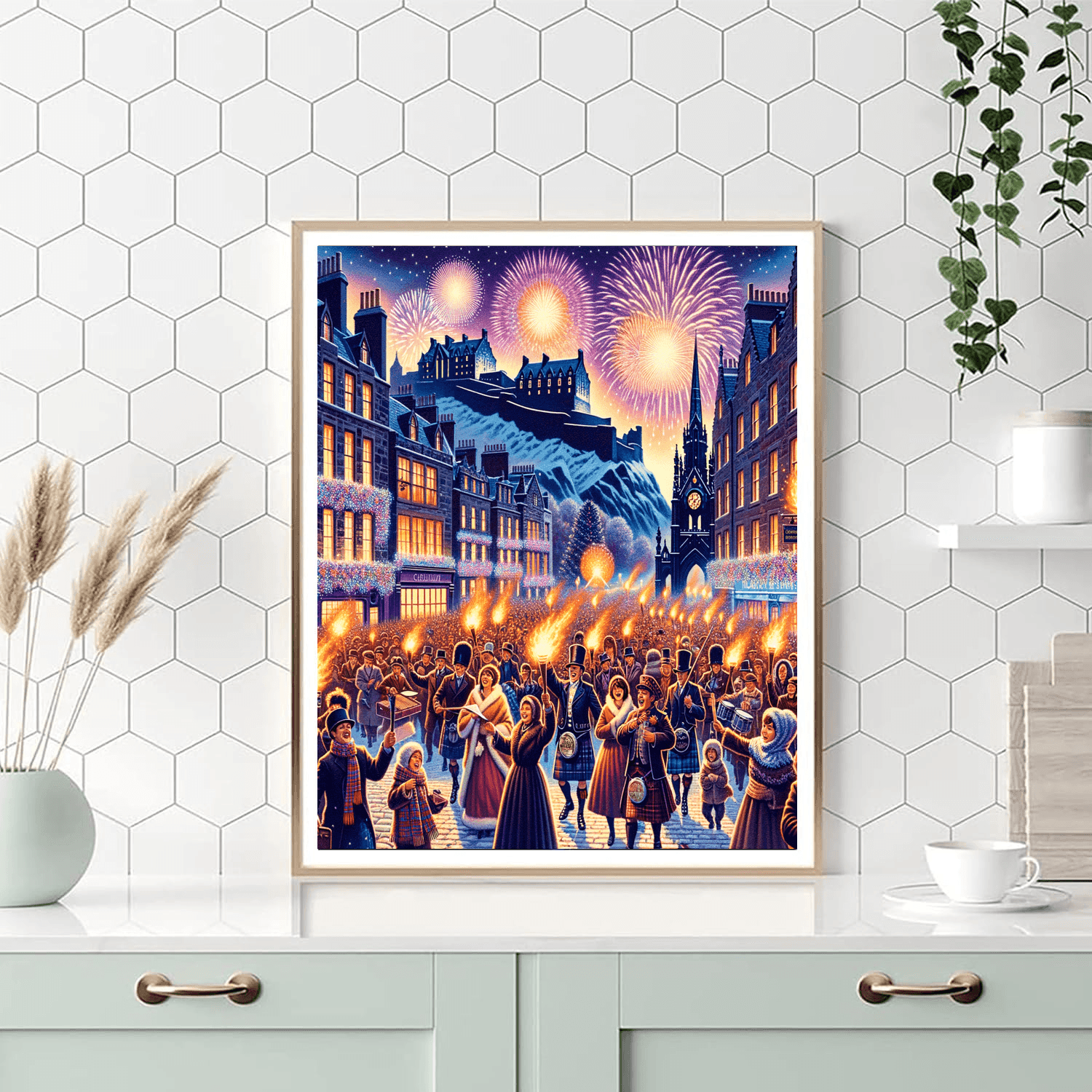 Hogmanay - Edinburgh Paint By Number