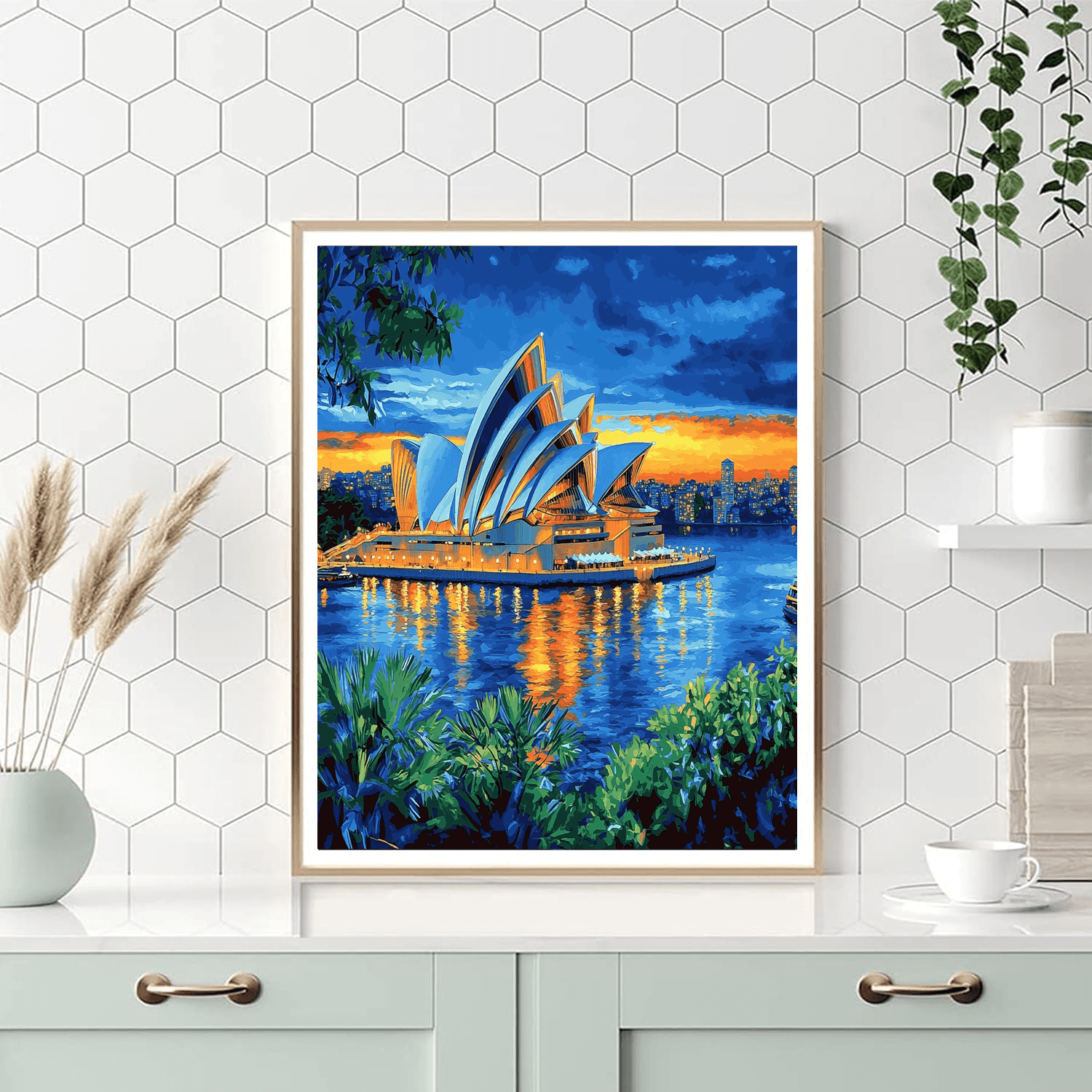 The Sydney Opera House Numbered Painting Kits