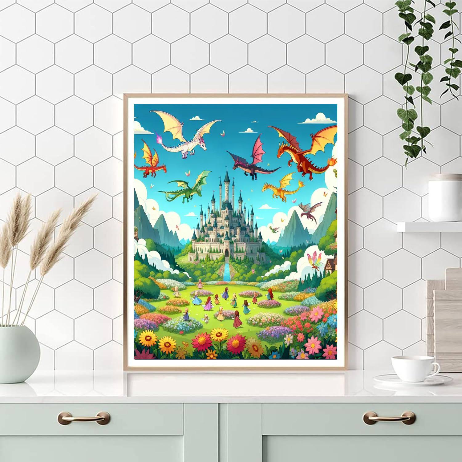 Journey Through Enchantment Paint By Numbers Art