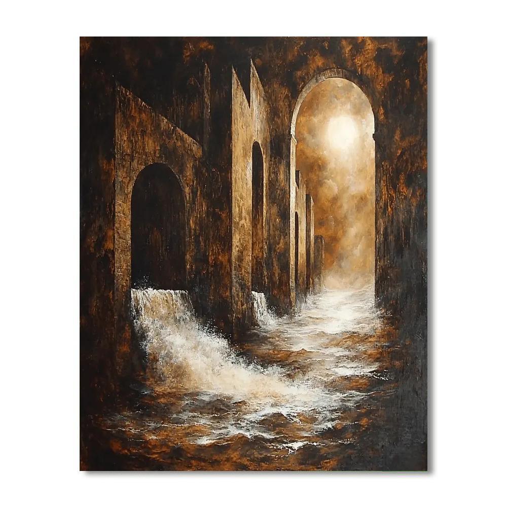 Caravaggio Inspired Journey Through Shadows  Painting By Numbers Kit