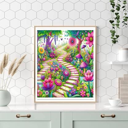 Fantasy Garden Pathways Paint By Numbers Kits