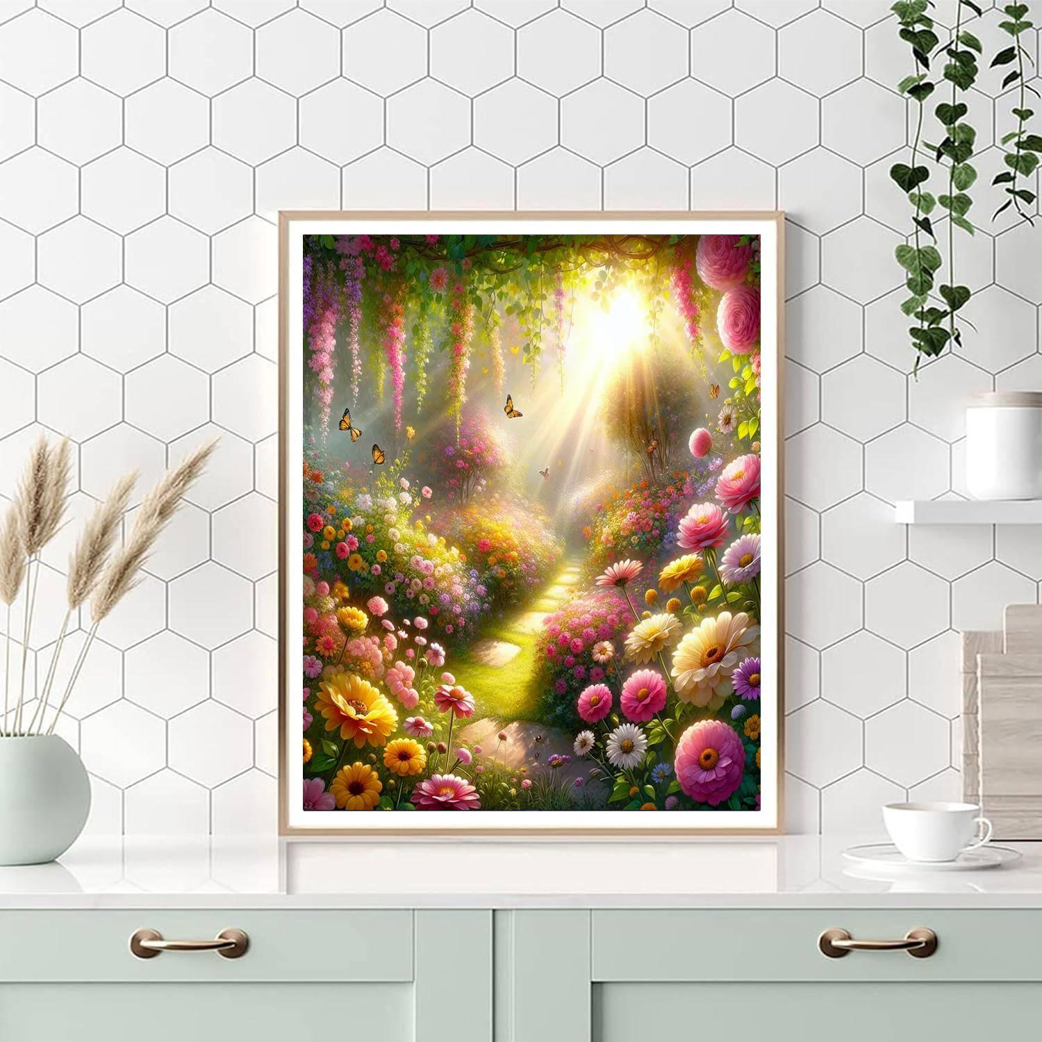 Charming Garden Sanctuary Paint By Color