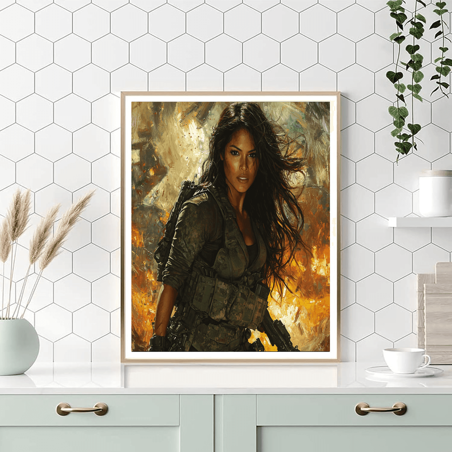 Michelle Rodriguez: A Thrill-seeking Action Icon Paint By Number