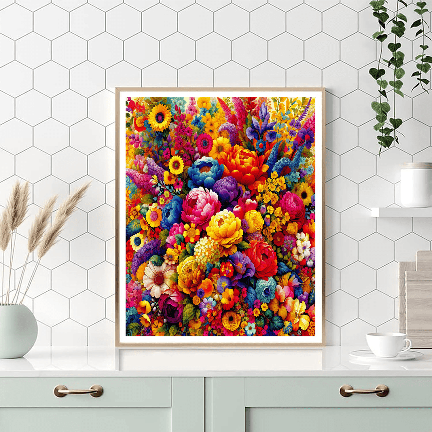 Festival Of Blooms Painting By Numbers Kit