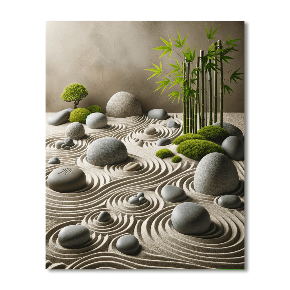Meditative Zen Garden - DIY Painting By Numbers Kit – Artistry Rack