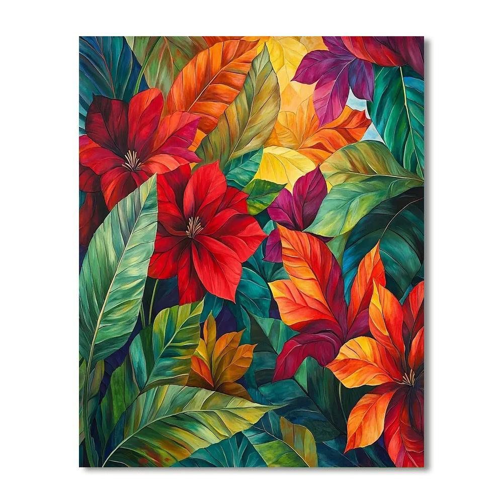 Frida Kahlo Inspired Resilience Of The Flora  Paint By Number