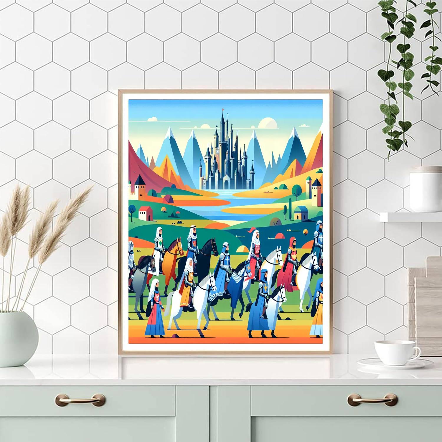 Knights Of The Realm Adventure DIY Paint By Numbers