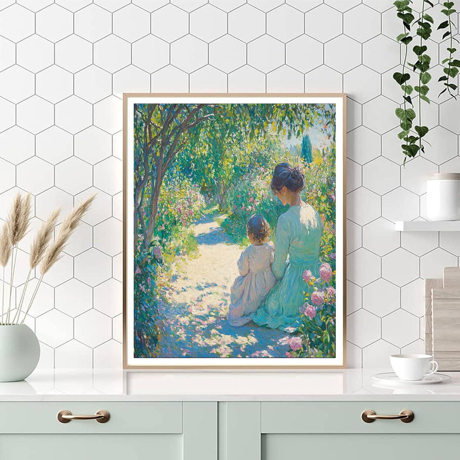 Serene Motherhood Afternoon Paint By Numbers