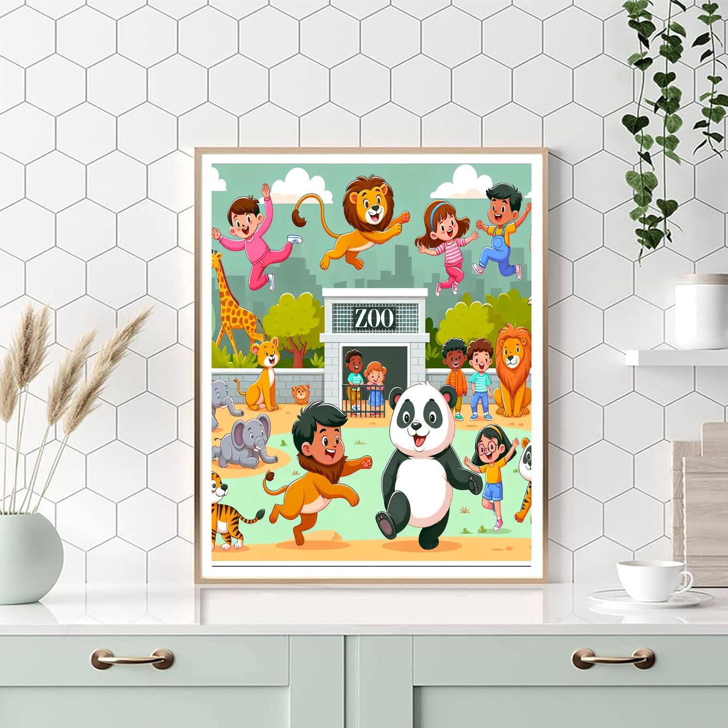 Exploration At The Zoo Paint By Number