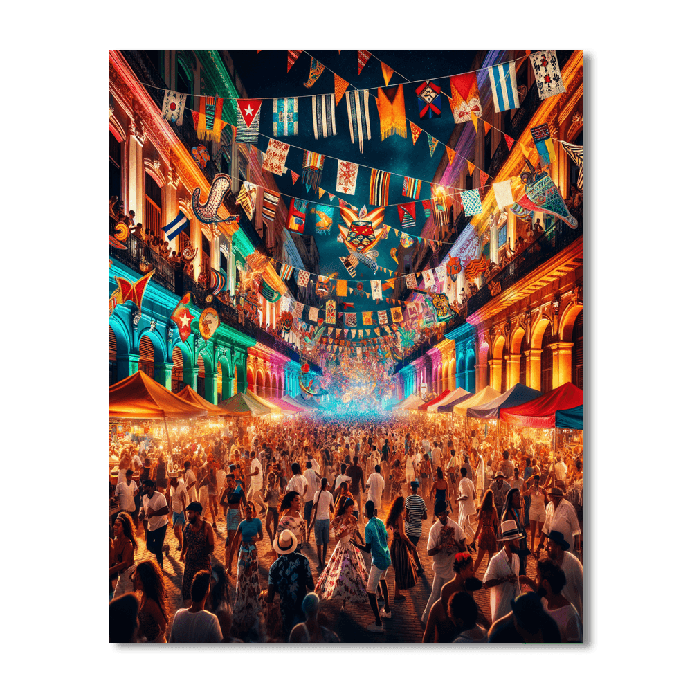 Calle Ocho Festival - Miami Number Painting