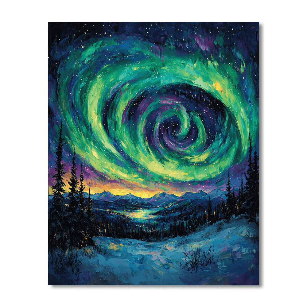 Yellowknife's Northern Lights Paint By Numbers Kits