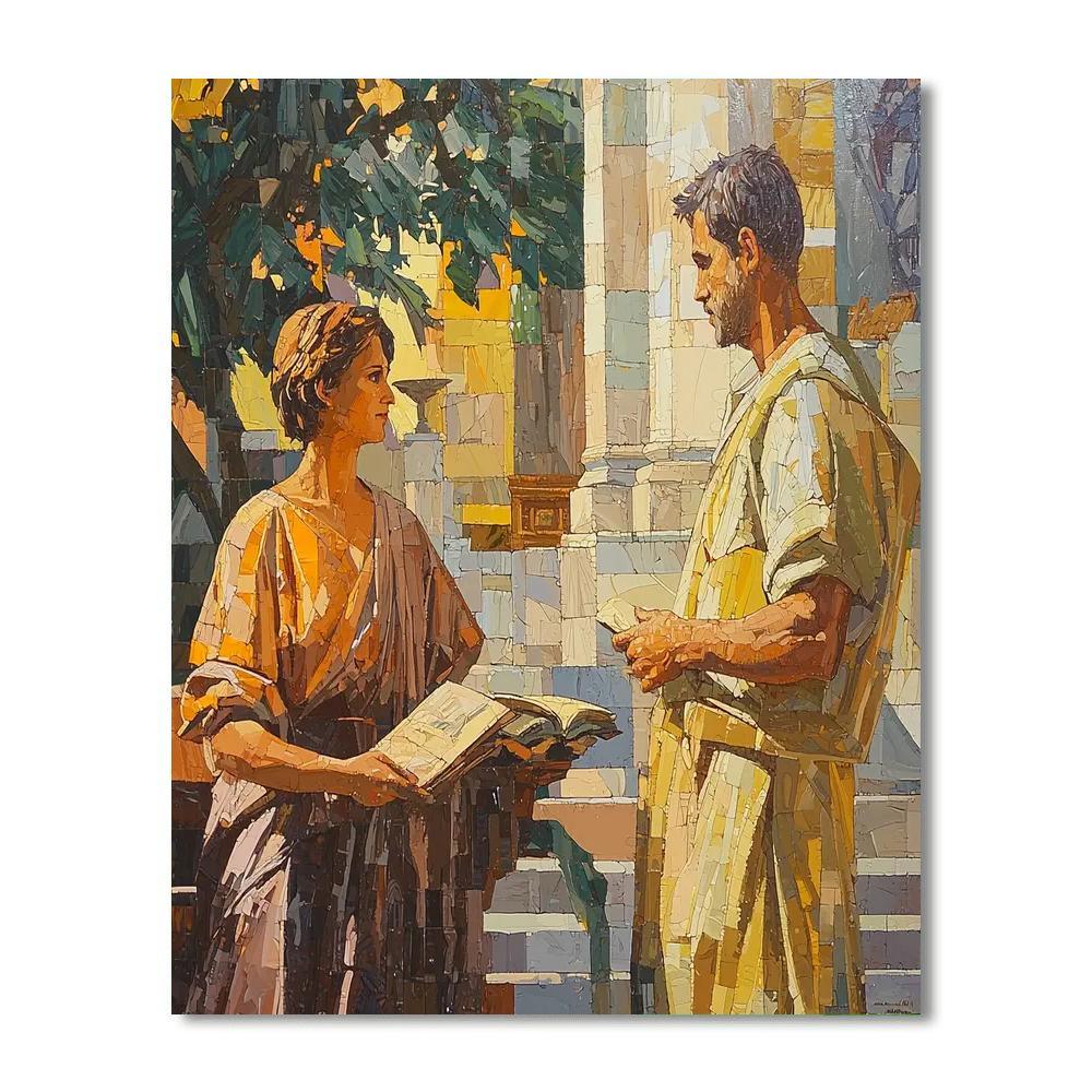 Raphael Inspired Renaissance Splendor  Painting By Numbers Kit
