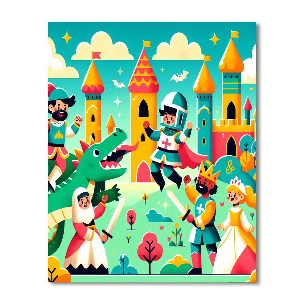 Fantastic Fairytale Quest Paint By Numbers Kits