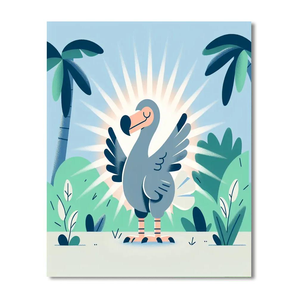 Dazzling Dodo Paint By Number