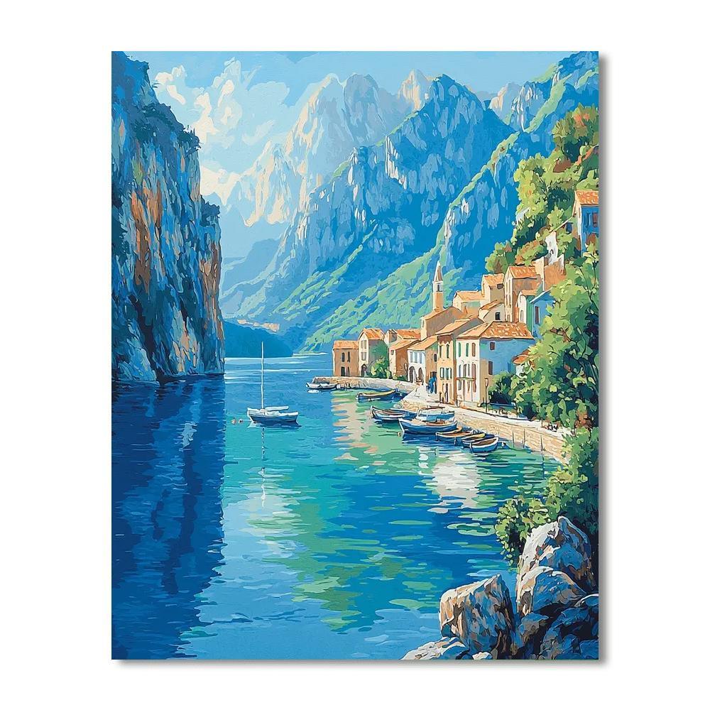 Kotor Bay - Montenegro Painting Number Kit