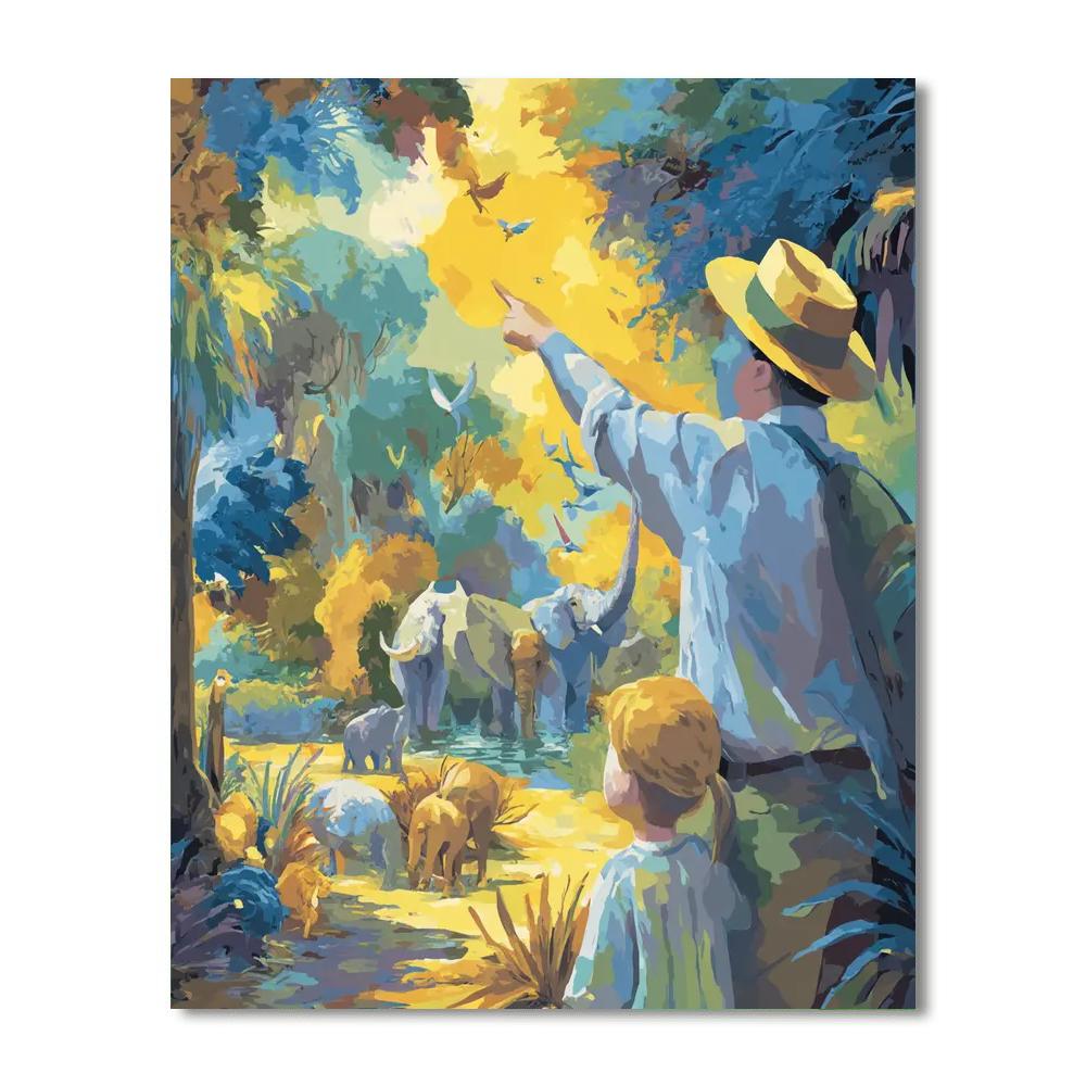 An Afternoon At The Zoo Paint By Numbers