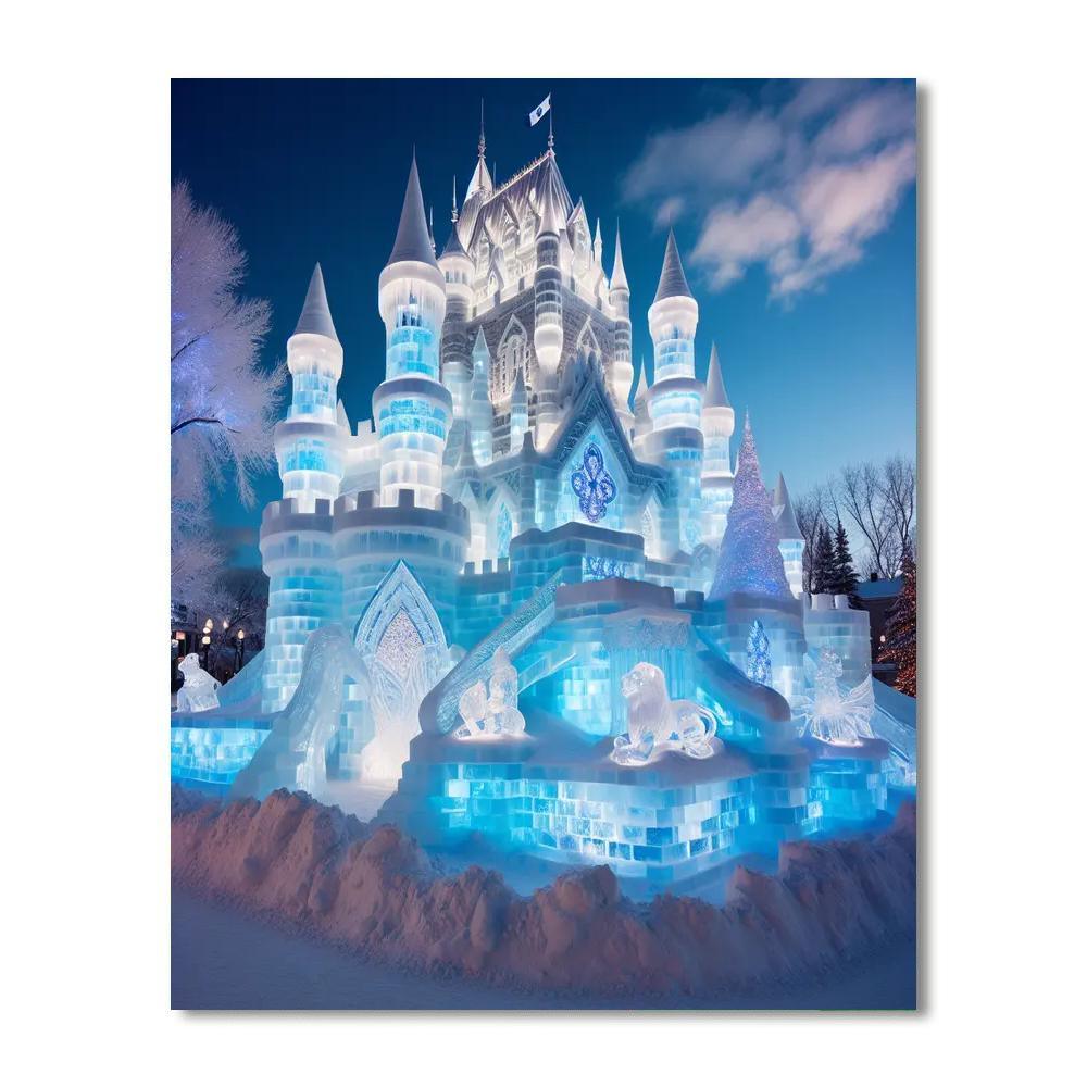 Snow And Ice Sculpture Festival - Canada Painting By Numbers Kit