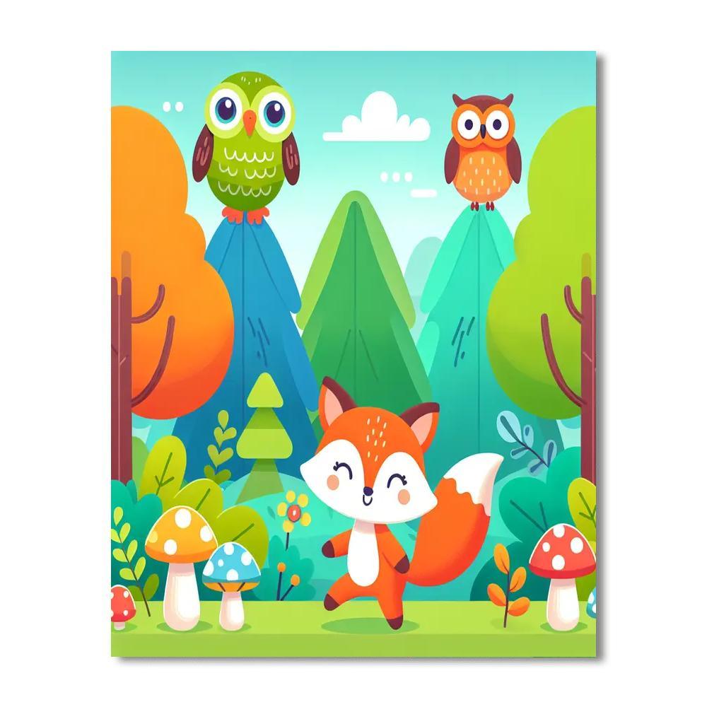 Fantasy Woodland Wonders Painting By Numbers Kit