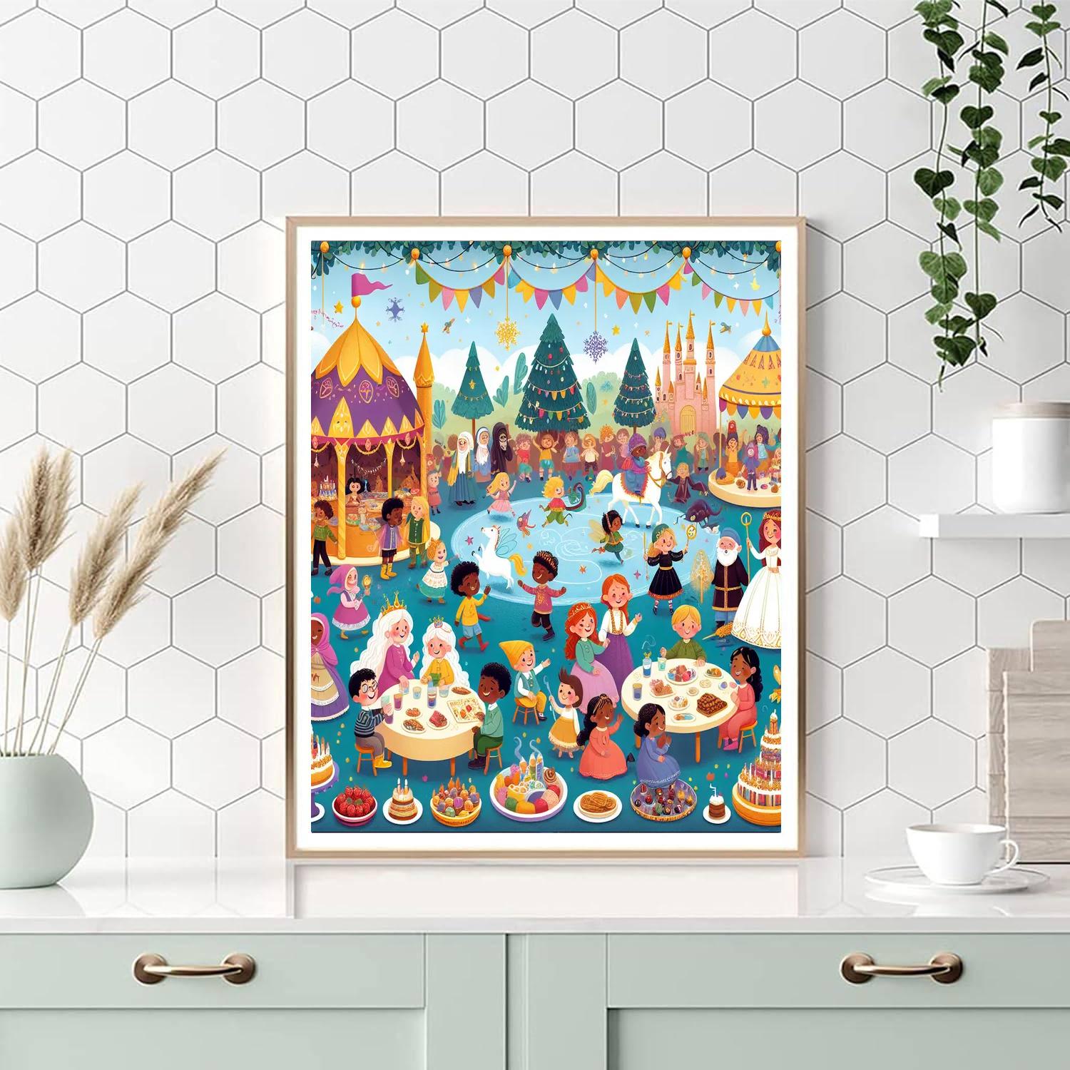 Magical Fairytale Festival Painting By Numbers Kit