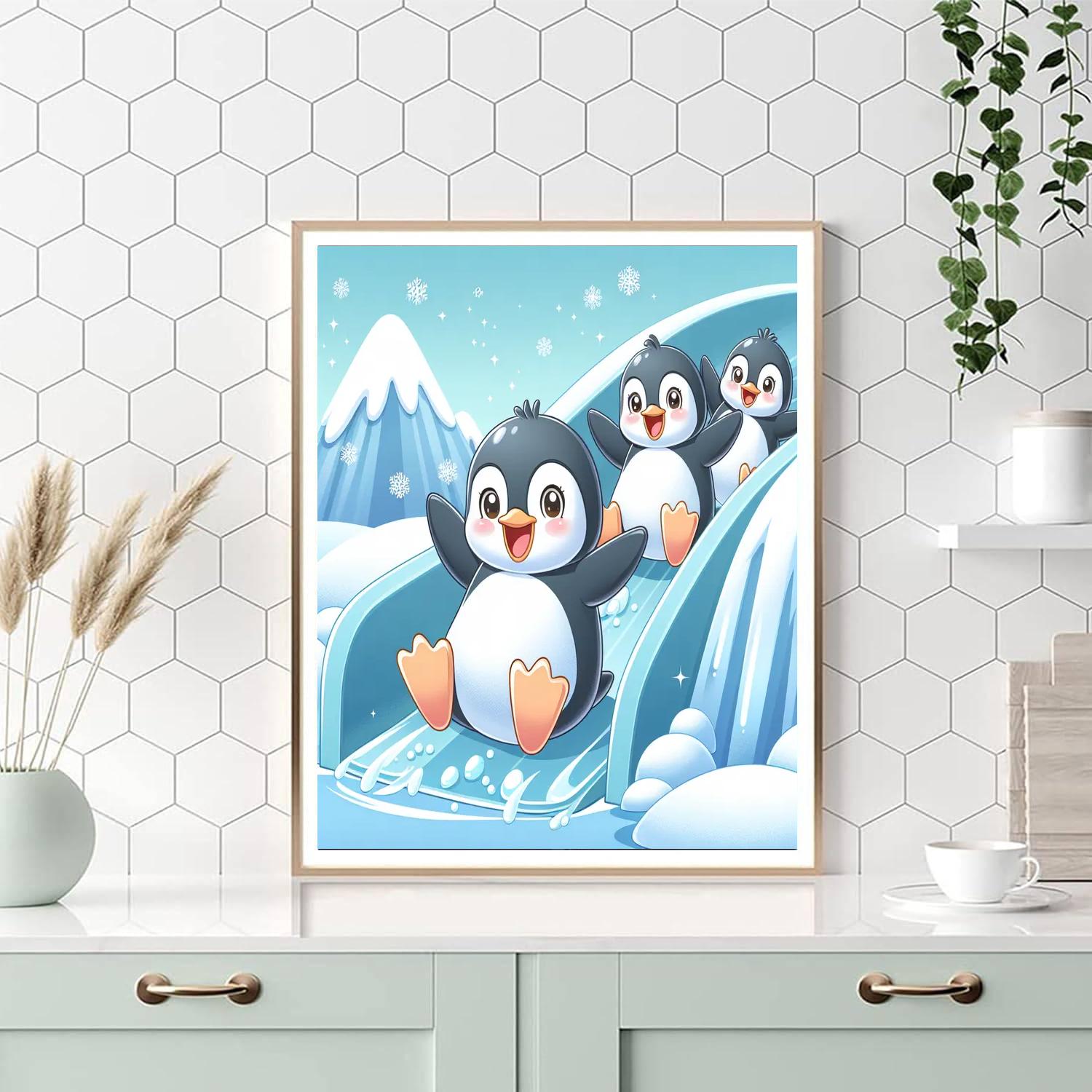 Joyful Journey To The South Pole Paint By Numbers
