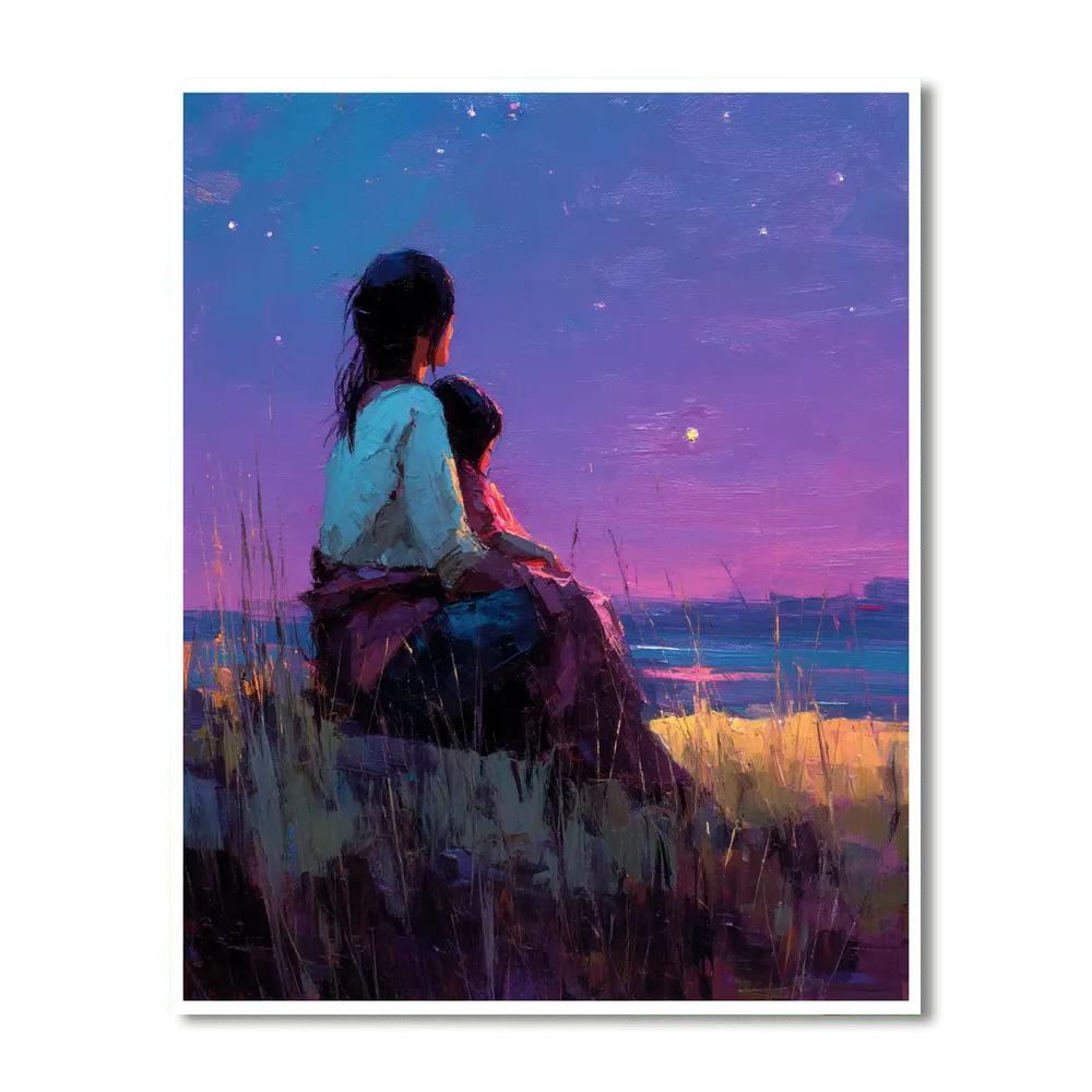 Twilight's Tender Hug Paint By Color