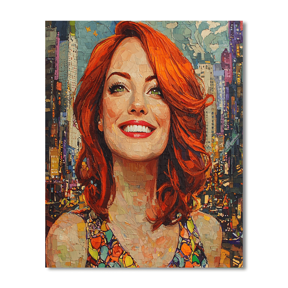 Emma Stone: The Rising Star Of La La Land Paint By Numbers