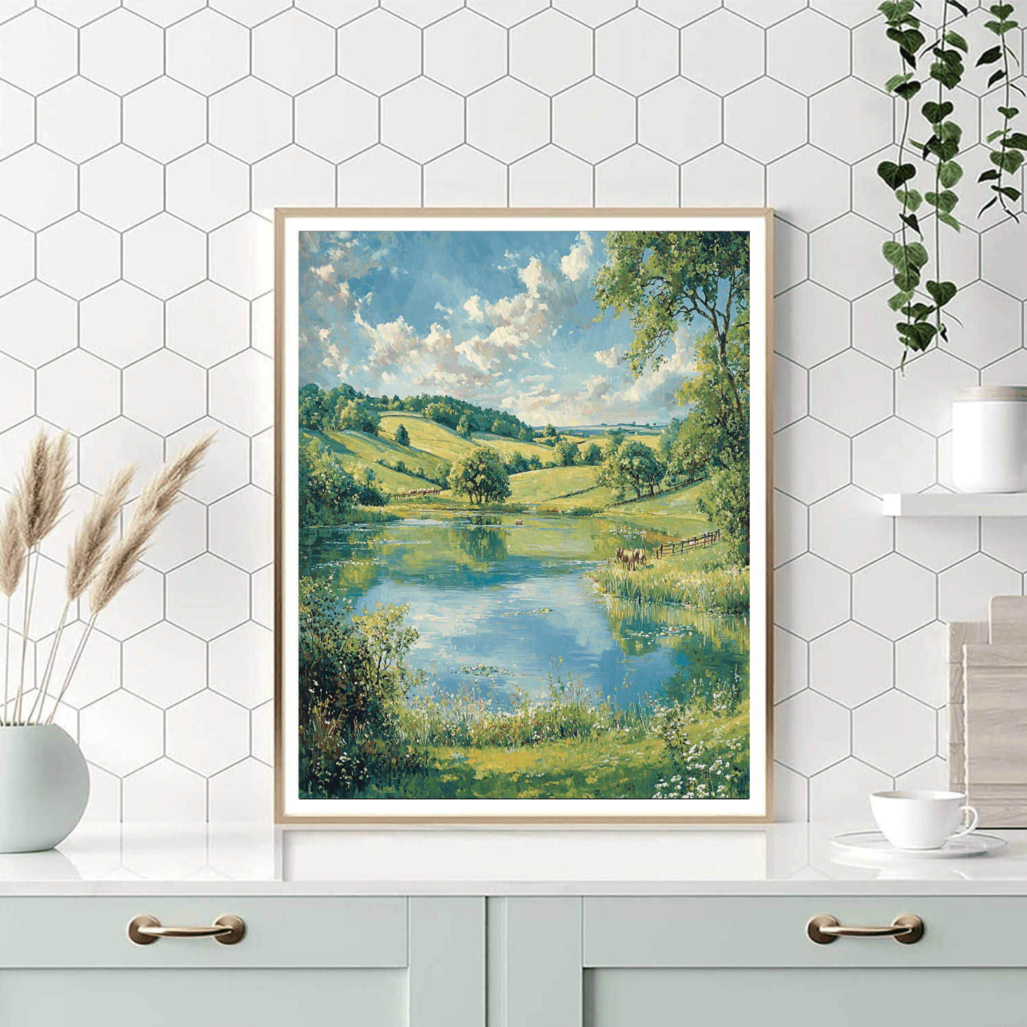 John Constable Inspired Nature's Calm  Paint By Numbers