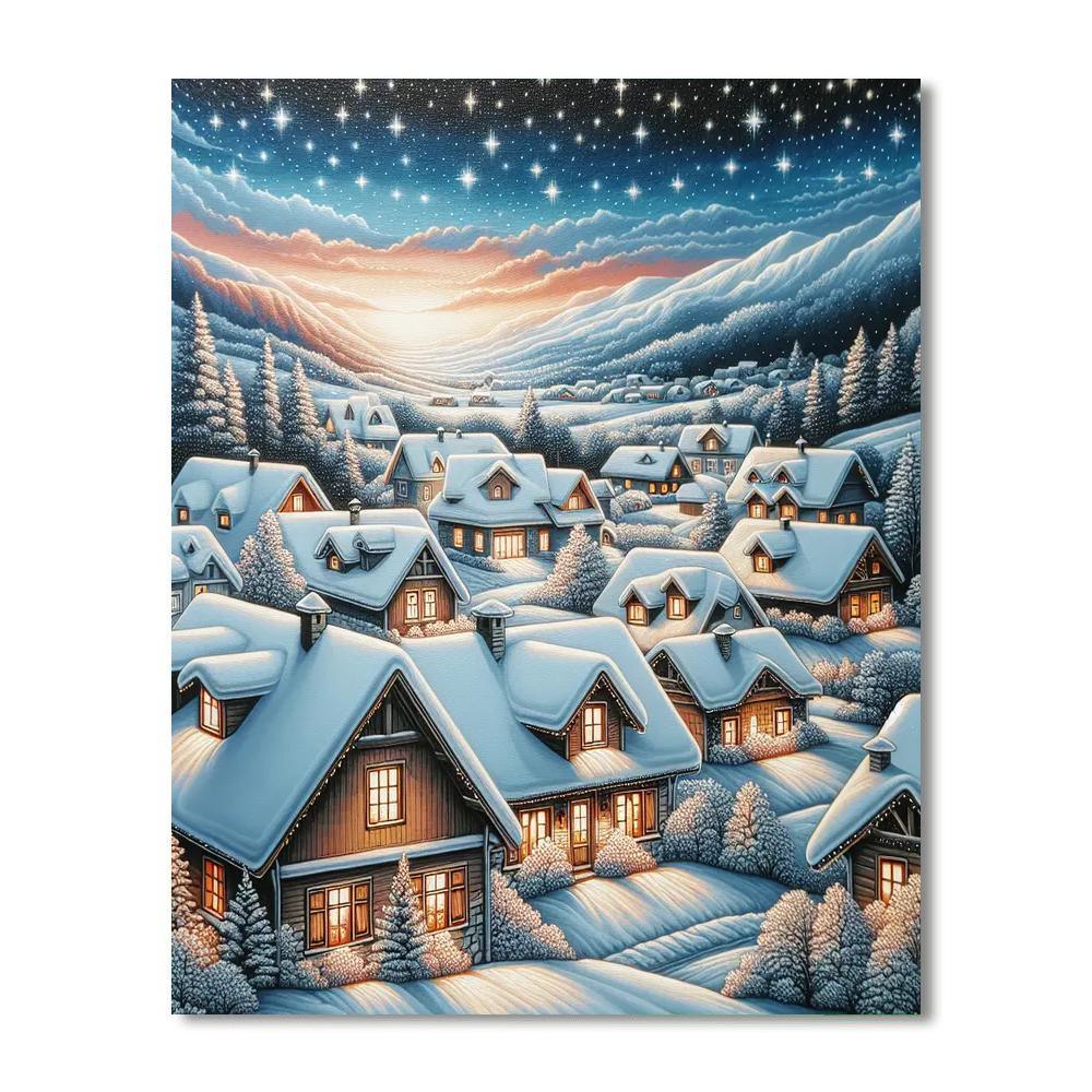A Winter Wonderland Paint By Number