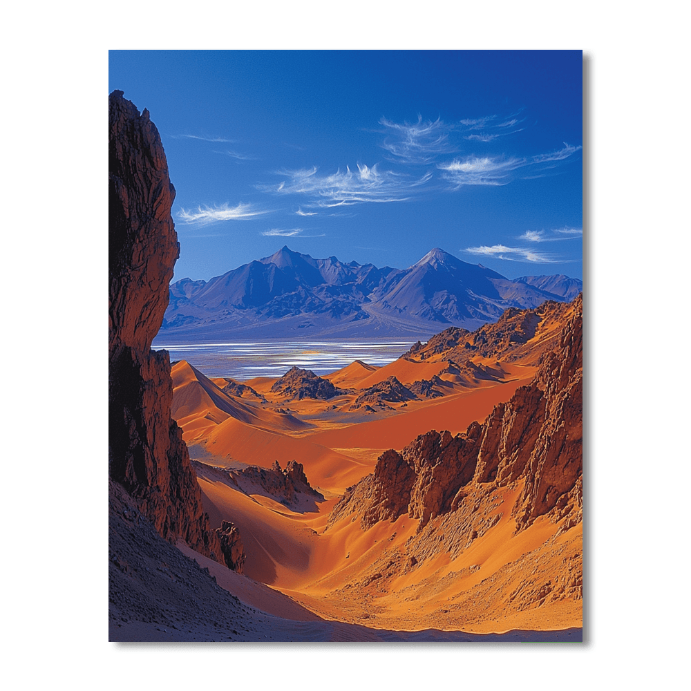 The Atacama Desert Painting Number Kit