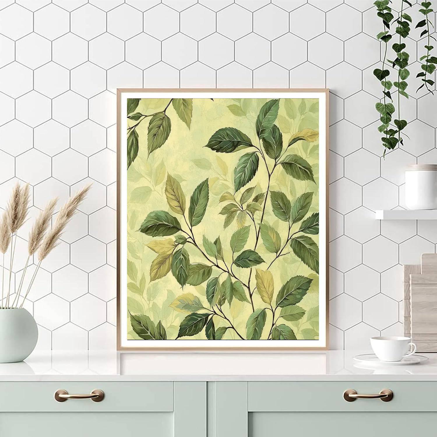 Leonardo Da Vinci Inspired Botanical Essence  Paint By Numbers