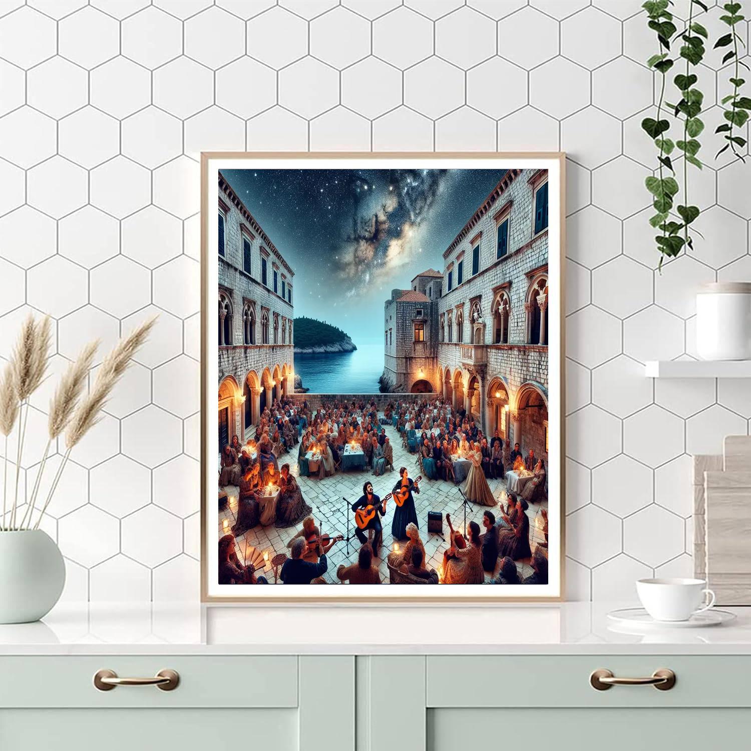 Dubrovnik Summer Festival - Dubrovnik, Croatia Number Painting