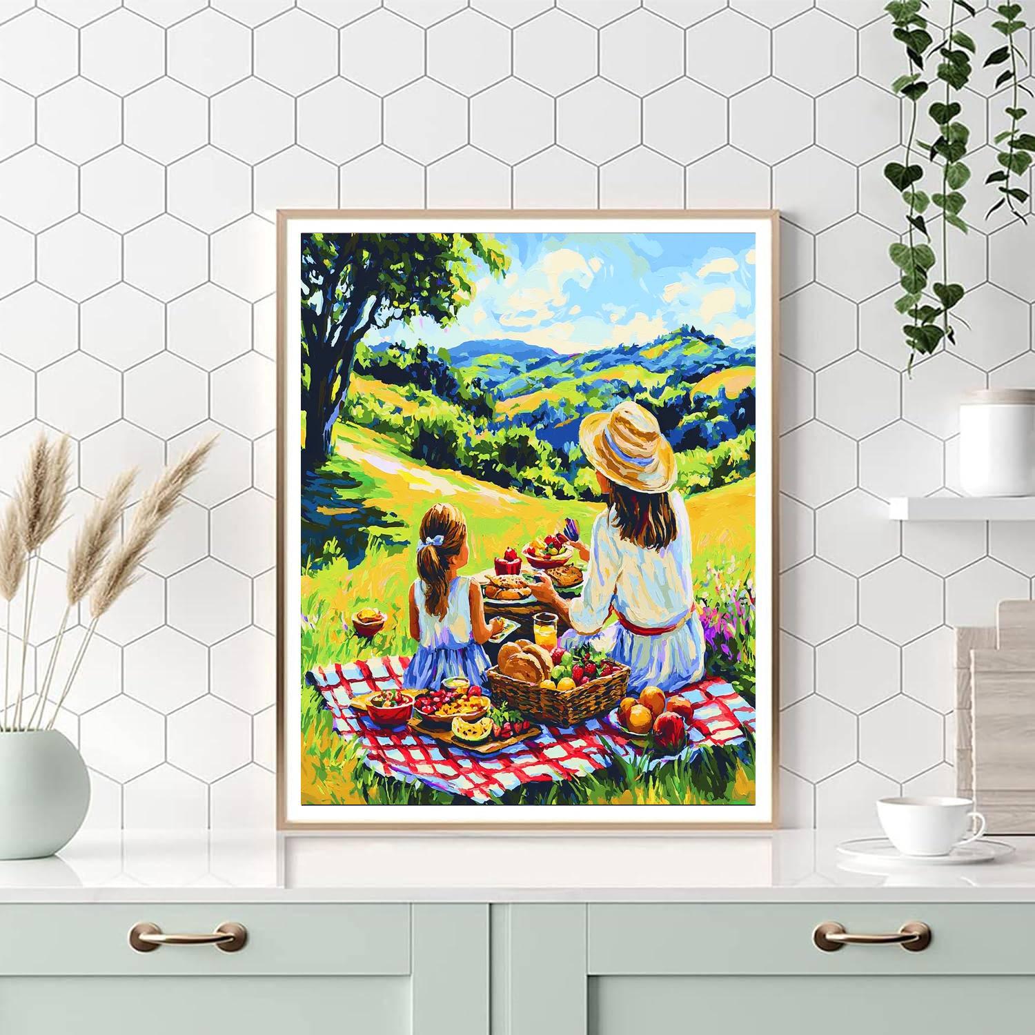 Picnic Paradise Paint By Color