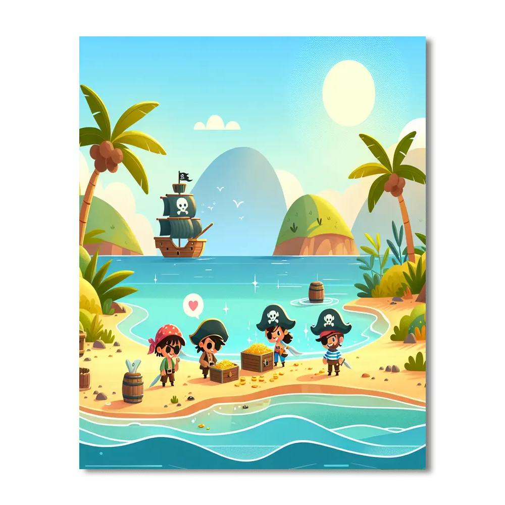 Pirate's Cove Expedition Number Painting