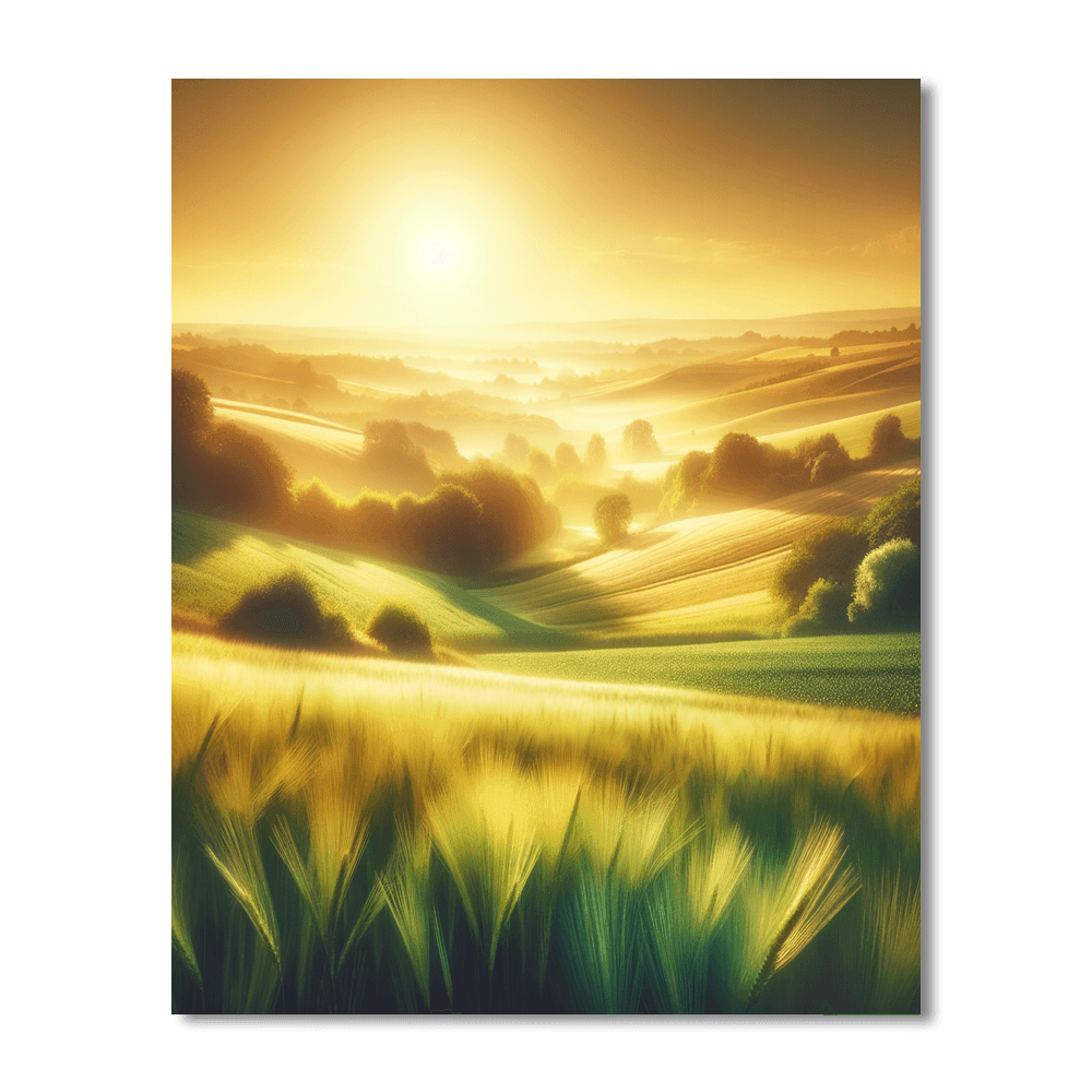 Dreamy Summer Fields Paint By Numbers