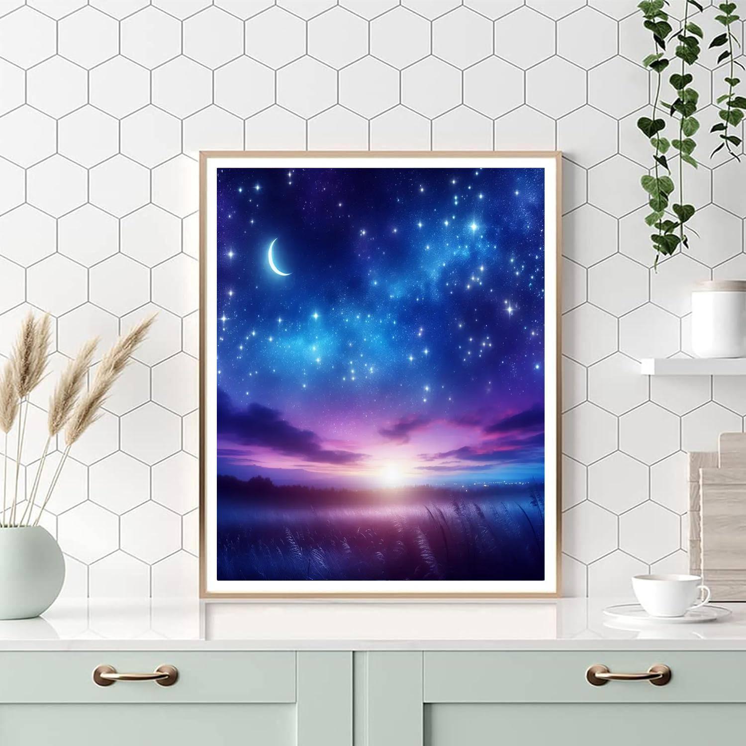 Luminous Night Sky Paint By Numbers Art