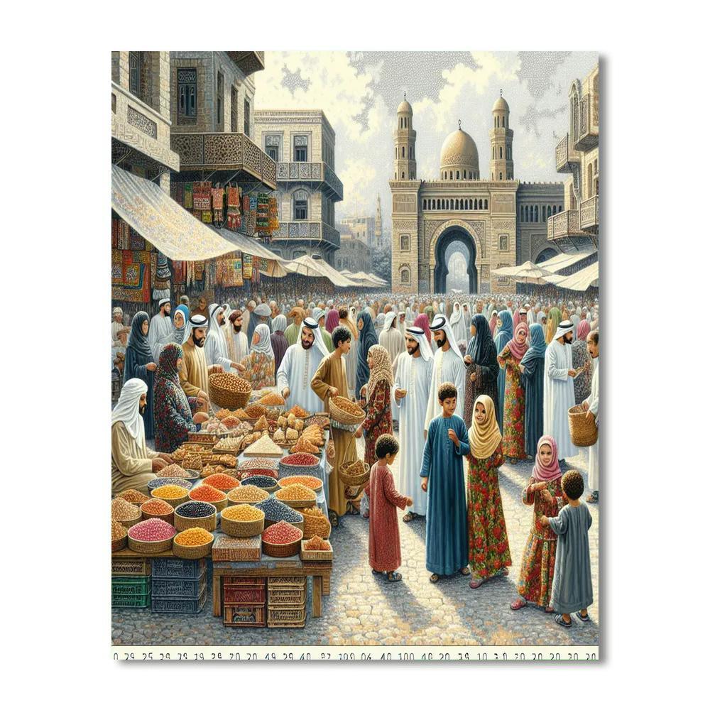 Eid Al-adha - Cairo Paint By Numbers Art