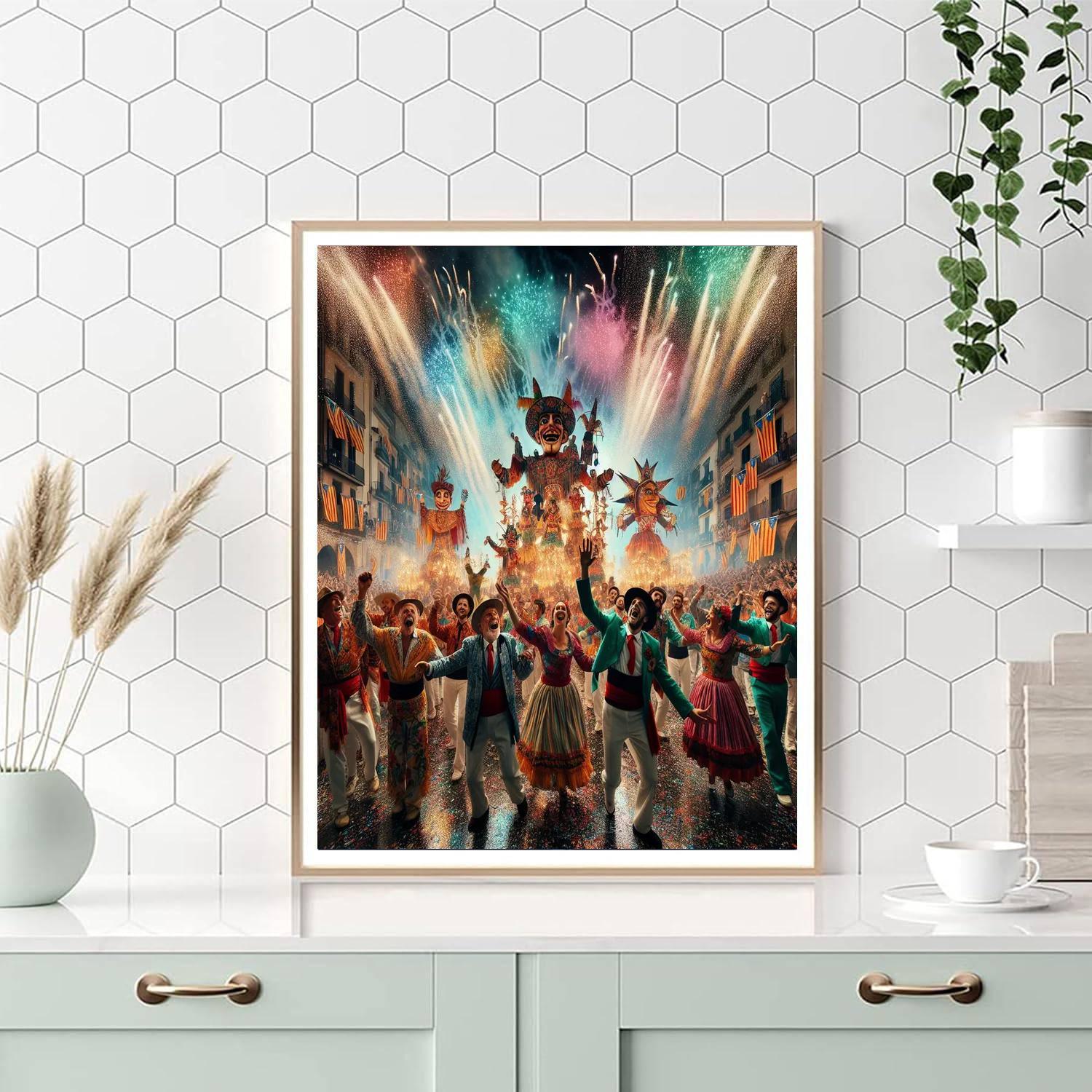 La Patum - Spain Paint By Numbers Kits